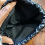 Vegan Leather Rhinestone Stud Bucket Bag Black Photo 7