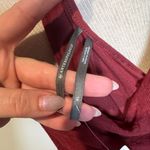 Anthropologie  Burgundy Drape Tank Top Photo 3