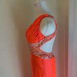 Betsy and Adam  One-Shoulder Sequin Backless Gown Photo 2