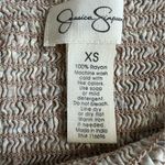 Jessica Simpson smocked sleeveless jumpsuit beige with ivory speckle size xs Photo 5