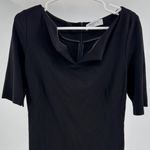 MM.LaFleur  Narie Black sheath Dress half sleeve LBD 14 holiday wedding guest Photo 2