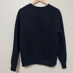 Gap  Crewneck Sweatshirt Size Medium Washed Black Logo Photo 4