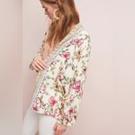 Anthropologie Akemi + Kin Floral Long Sleeve Open Short Kimono Cardigan One Size Photo 1