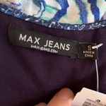 Max jeans  small blue/white sleeveless top with coral reef pattern - 3205‎ Photo 2