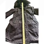 1 Madison Expedition Women's Parka Hooded Faux Fur Trim Winter Coat Purple Size M Photo 3