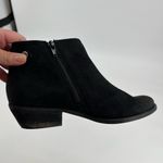 Zodiac black Madison ankle bootie shoe block heel almond toe autumn size 8.5 Photo 5