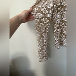 Anthropologie Dolan Sheer Lace Floral Ivory Mock Neck Blouse Top Women’s Size L Photo 8