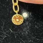Talbots Gold Necklace with Circular Pendant New Without Tags Photo 6