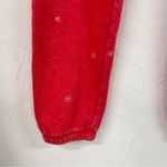 PJ Salvage Red Snowflake Print Jogger Sweatpants Womens M Pajamas Pants Casual Size M Photo 3