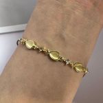 Adjustable Fish Charm Bracelet for Women Gold Photo 4