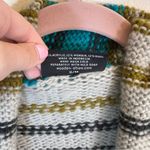 Wooden Ships ✨  Striped Open Front Cardigan Wool Mohair Multicolor Women S/M Photo 3