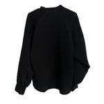 ZARA Oversized Pullover Medium Black Blouse Business Casual Office Photo 8