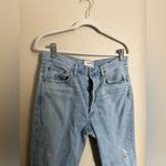 AGOLDE  Riley High Rise‎ Straight Crop in Shatter Size 30 Photo 4