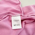 Kule The Terry Knit Venus Elastic Waist Loungewear Shorts in Pink Casual Summer Size XXL Photo 5