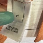 St. John  NWT Ribbed Knit V-Neck Sweater Blouse Orange Sz Large Party Modern $495 Photo 8