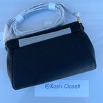 Michael Kors MK Jet Set Medium Logo Convertible Crossbody Clutch Bag - Black Photo 2