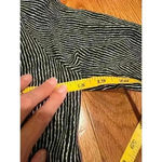 Knit Button Down Long Sleeve Dress Medium Pockets Lagenlook Artsy Black Size 40 Photo 2