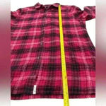 Woolrich  The Pemberton Flannel Long Sleeve Button Down Shirt‎ Black Red Size M Photo 2