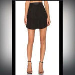 Saylor  Designer Black Tiered Ruffle Hem Party Mini Skirt Women’s Size Small S Photo 5