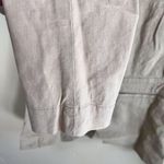 Theory Womens Linen Beige Khaki Shorter Blazer Size 4 Career Work Wear Photo 4