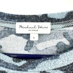 Michael Stars  Size Small Blue Camo Pullover Style Lightweight Sweater Top Shirt Photo 3