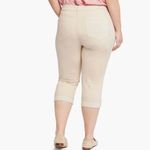 NYDJ NWT Marilyn Cool Embrace® Cuff Crop Straight Leg Jeans (Pearl Grey) 18W Photo 3