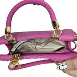 Bebe Erika Shopper Crossbody Bag in Fuchsia NWT Textured Photo 2
