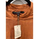 Guess Asymmetrical Zipper Brown Blazer Photo 5