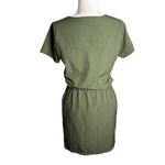 Mondetta  Active Wear Dress Size XS Army Green Pockets Drawstring Waist Stretch Photo 3