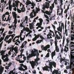 Torrid  Cardigan VNeck women’s Purple Leopard Print Button Front sweater New Sz 1 Photo 3