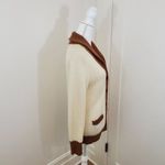 J.Crew ColorBlock Beach Sweater Wool Mohair Womens Size S Cardigan Shawl Collar Photo 2