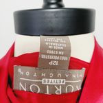 Norton Mcnaughton Norton MC Naughton red satin button down size 12p Photo 4