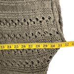 Womens Boho Hippie Crochet Open Front Kimono Cardigan Size L Beach Festival Green Size L Photo 5