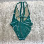 Out From Under NWOT Velour 1 Pc Swimsuit Sz Small Seafoam Green Photo 2