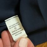 Ramy Brook Lori Printed Silk Mini Dress navy zebra print smocked waist Size M Photo 6