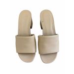 Vince  Leather Slide Sandal Size 7US Chunky Block Heel Photo 6