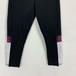 Zella  Capri Leggings Small Black Mesh Crop Pants Activewear Athleisure‎ Photo 2