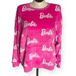 Barbie Logo Hot Pink Crewneck Plus Fleece Pullover size XXL Photo 0