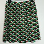 J.Crew Ratti Graphic Diamond Gathered Waist Skirt Photo 2