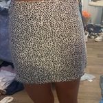 Old Navy Pink & Black Dotted Skirt Photo 1