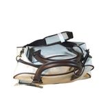 Diane Von Furstenberg  Canvas Leather Satchel Overnite Travel Bag Logo Key Lock Photo 1