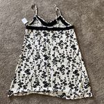 Linea Donatella Linea Donatelle Floral Black White 2 Piece Robe/Chemise Set SIZE M Photo 4