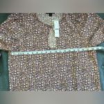 J.Crew Puff Sleeve Satin Back Crepe Keyhole Blouse Top in Floral Flourish Sz XS Photo 8