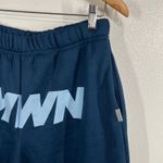 SUMWON Wide Leg Lounge Pants M Blue Fleece Cozy High Waist Pull On Casual Size M Photo 5