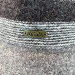 Adora Fedora Hat One Size Taupe Brown Wool Blend Felt Stripe Adjustable Casual Photo 1