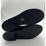 J.Crew NWB Black Italian Leather Rib-Cuff Chelsea Ankle Boots Pull On Shoes 9.5 Photo 7