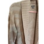 Aerie  Light Tan Open Front Cardigan Sweater Knit Pockets Size L/XL Photo 1