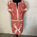 Madewell #100 Silk Asian Print Dress Photo 7