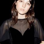 The Kooples  Velvet Dress with Muslin Insets in Black Photo 2