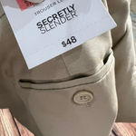 Liz Claiborne NWT Women's Size 12 Slim Fit Chino Pants Beige Mid Rise Casual Photo 2